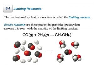 Limiting reactant definition