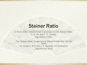 Steiner's ratio theorem
