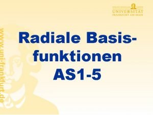 Radiale basisfunktion