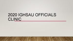 Ighsau officials
