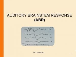 Auditory brainstem response interpretation