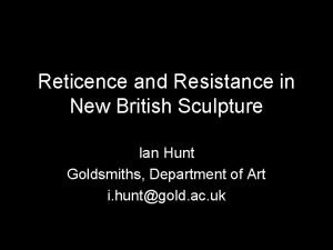 New british sculpture