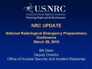National radiological emergency preparedness conference