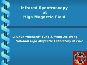 Infrared Spectroscopy at High Magnetic Field LiChun Richard