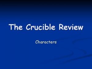 The Crucible Review Characters John Proctor Shameful At