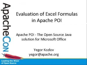 Excel formula evaluator