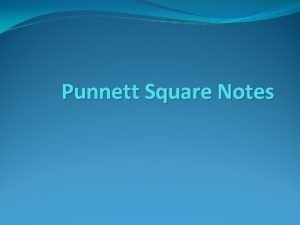 Multiple alleles punnett square