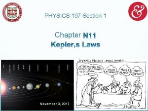 PHYSICS 197 Section 1 Chapter November 3 2017