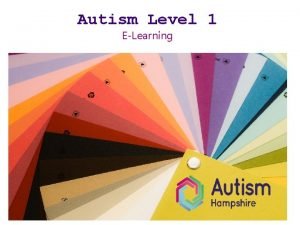 Autism level 1