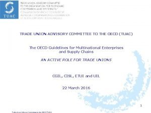 Trade union advisory committee