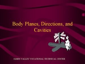 Body Planes Directions and Cavities JAMES VALLEY VOCATIONAL