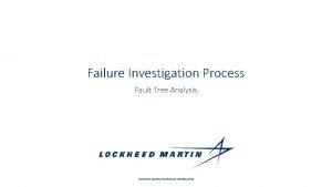 Lockheed martin investigation