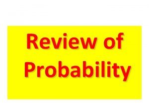 Axioms of probability theory