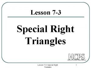 Practice 7-3 special right triangles worksheet answers