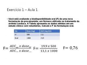 Exerccio 1 Aula 1 Voc est avaliando a