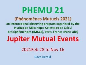 Phemu 2021