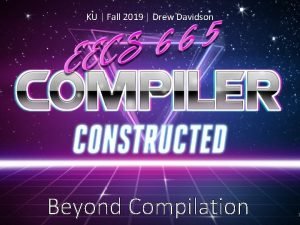 KU Fall 2019 Drew Davidson Beyond Compilation 1
