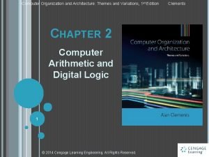 Computer Organization and Architecture Themes and Variations 1