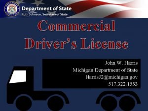 Commercial drivers license michigan