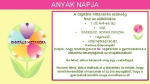 Anyk napja