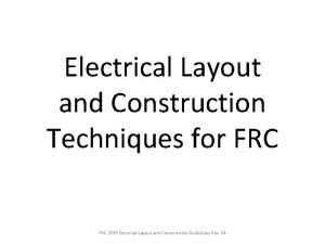 Frc electrical components