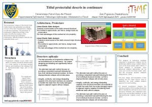 Titlul proiectului descris in continuare Universitatea PetrolGaze din