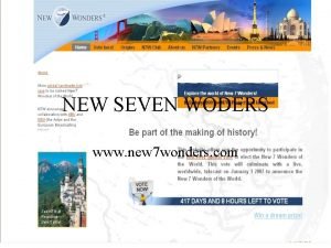 Seven woders of the world