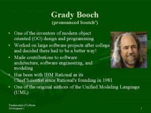 Grady booch