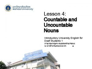Singular and plural examples Singular and plural examples