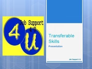 Transferable skills presentation