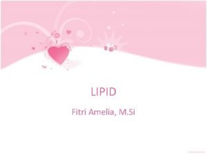 Kepentingan biomedis lipid