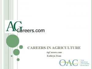 Agcareers ontario