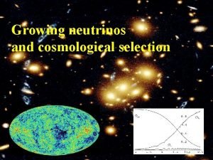 Growing neutrinos and cosmological selection Quintessence C Wetterich