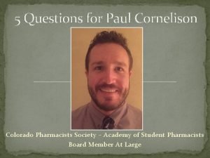 Colorado pharmacists society