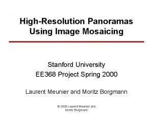 Stanford image processing