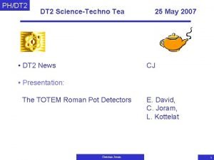 PHDT 2 ScienceTechno Tea DT 2 News 25