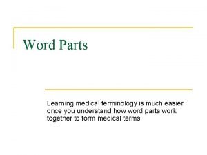 -in medical term suffix