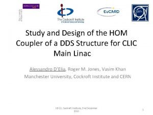 Study and Design of the HOM Coupler of