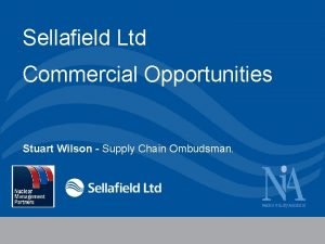 Sellafield supply chain