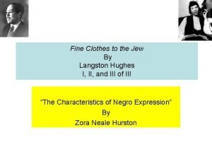 Fine Clothes to the Jew By Langston Hughes