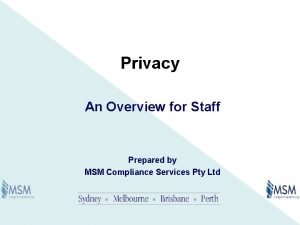 Australian privacy principles