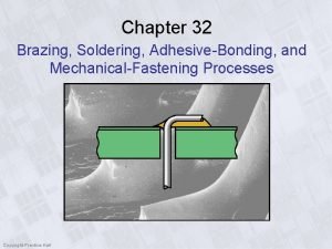 Welding soldering and brazing