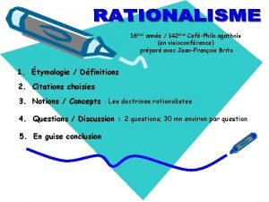 16me anne 142me CafPhilo agathois en visioconfrence prpar