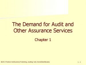 Attestation vs audit