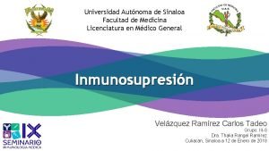Inmunosupresores