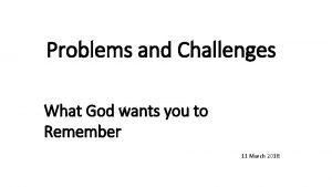 God uses problems to protect you