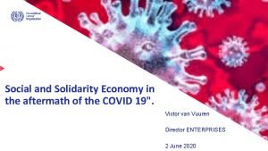 Social and Solidarity Economy in the aftermath of