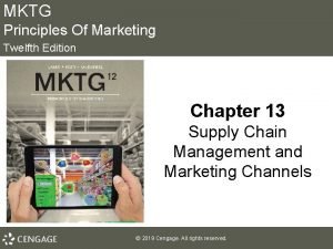 MKTG Principles Of Marketing Twelfth Edition Chapter 13