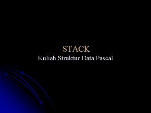 Contoh program stack pascal