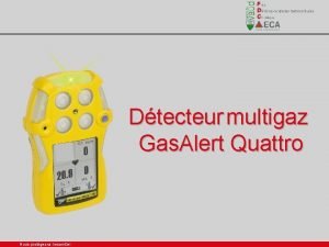 Dtecteur multigaz Gas Alert Quattro Nous protgeons lessentiel